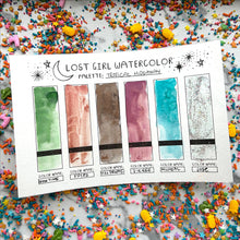 Load image into Gallery viewer, Tropical Hideaway Handmade Watercolor Palette