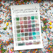 Load image into Gallery viewer, Tropical Hideaway Handmade Watercolor Palette