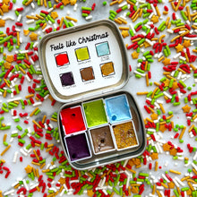 Load image into Gallery viewer, Feels Like Christmas Handmade Watercolor Palette