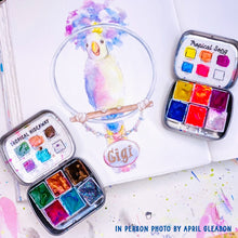 Load image into Gallery viewer, Tropical Song Handmade Watercolor Palette