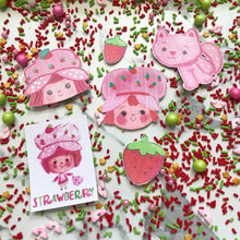 Load image into Gallery viewer, Strawberry Girl Handmade Watercolor Palette