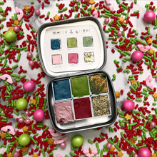 Load image into Gallery viewer, Merry and Bright Handmade Watercolor Palette
