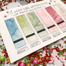 Load image into Gallery viewer, Merry and Bright Handmade Watercolor Palette