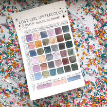 Load image into Gallery viewer, Meet Me at Midnight Handmade Watercolor Palette