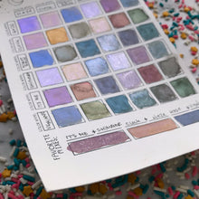 Load image into Gallery viewer, Meet Me at Midnight Handmade Watercolor Palette