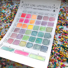 Load image into Gallery viewer, World of Fantasy and Tomorrow Handmade Watercolor Palette