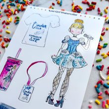 Load image into Gallery viewer, Pop Princess Sticker Sheet
