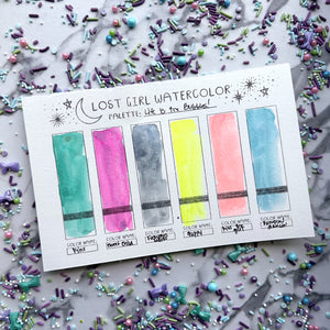 Life is the Bubbles! Watercolor Palette