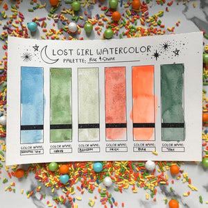 Rise and Shine Handmade Watercolor Palette