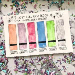 A Fairy Good Time Handmade Watercolor Palette