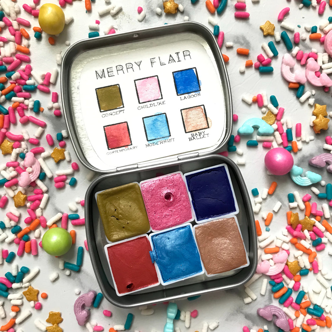 Merry Flair Watercolor Palette